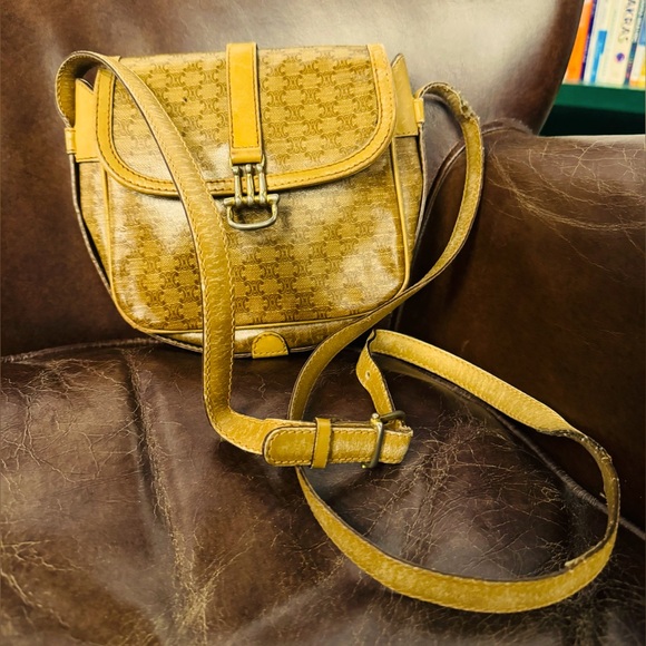 Vintage Celine Macadam Crossbody Bag with Authenticity - Picture 1 of 11